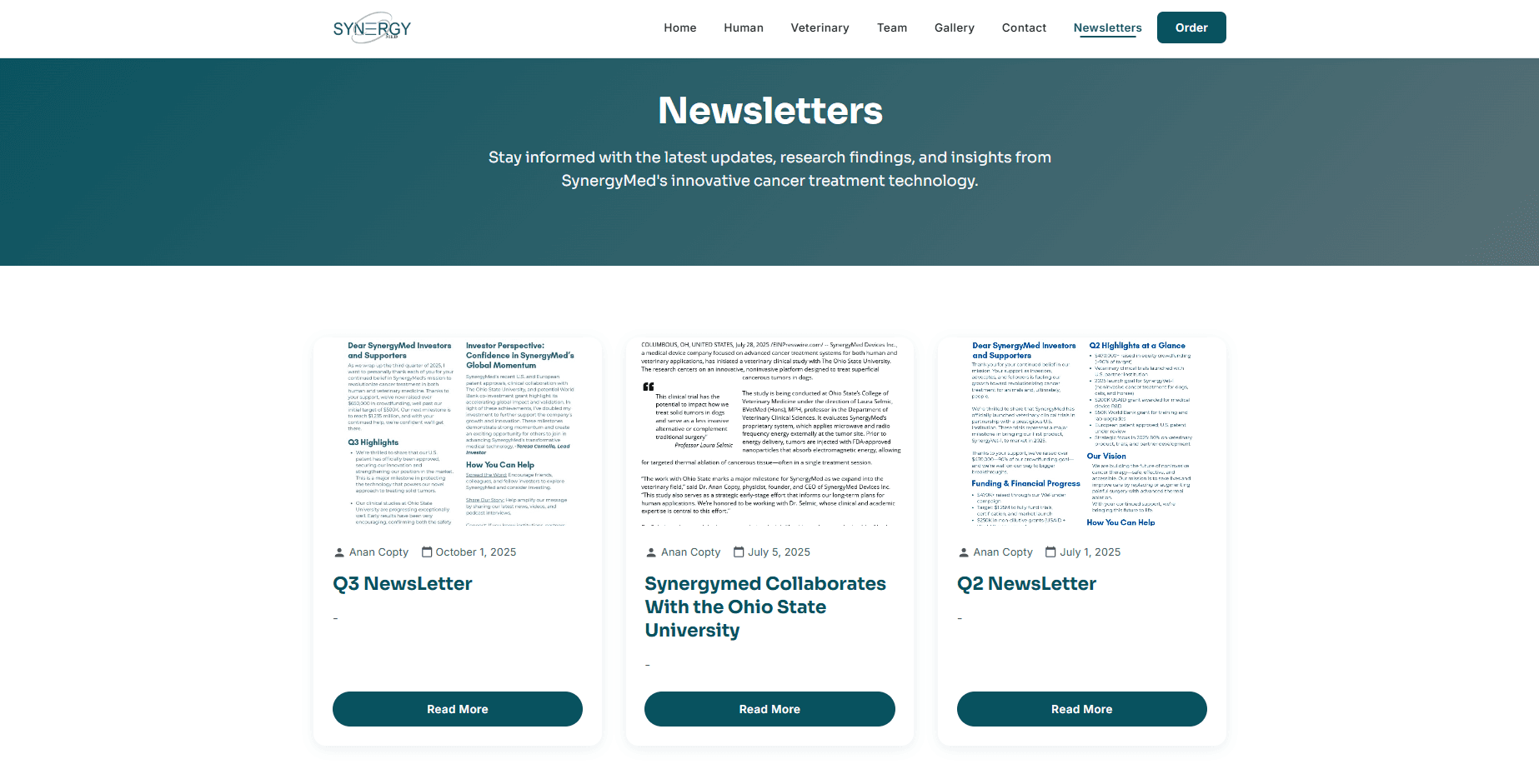 SynergyMed Devices Incorporation screenshot 3